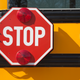 school bus with a stop sign